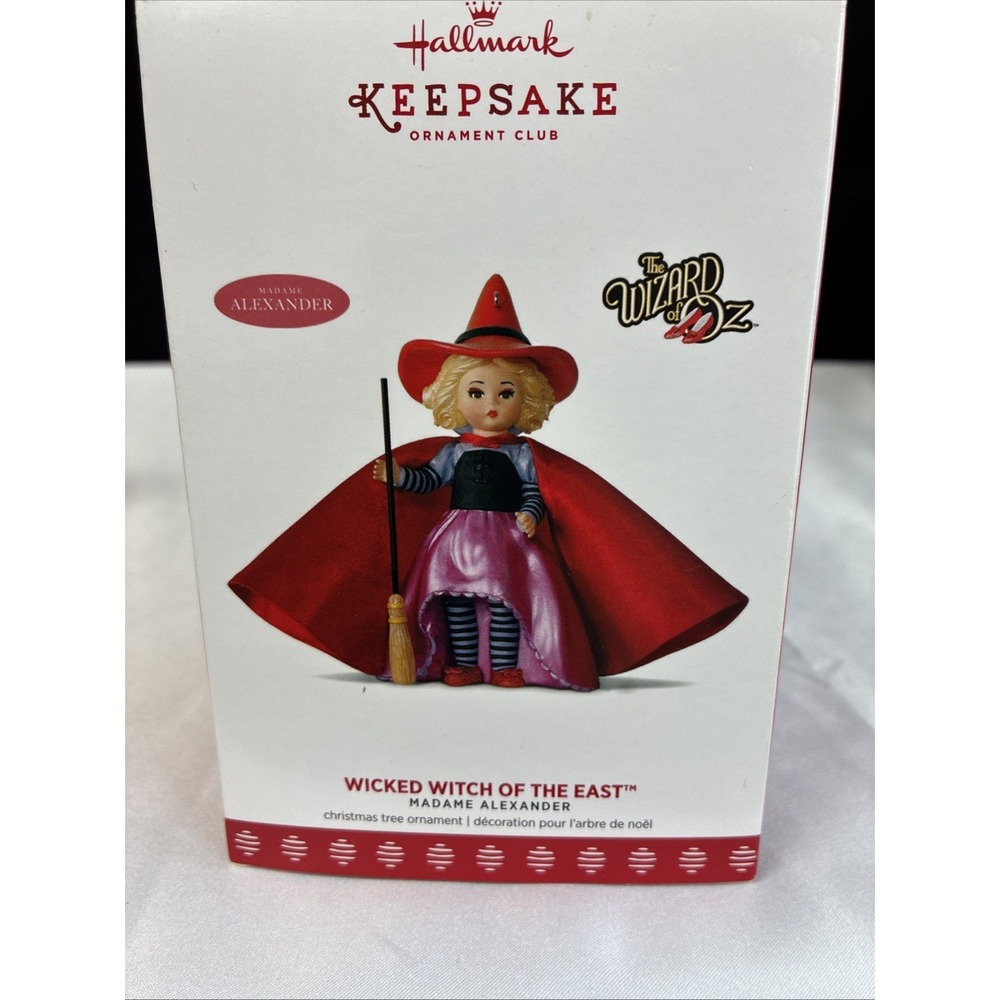 Hallmark 2017 Madame Alexander Wicked Witch of the East Ornament QXC5172 Oz - Picture 9 of 11